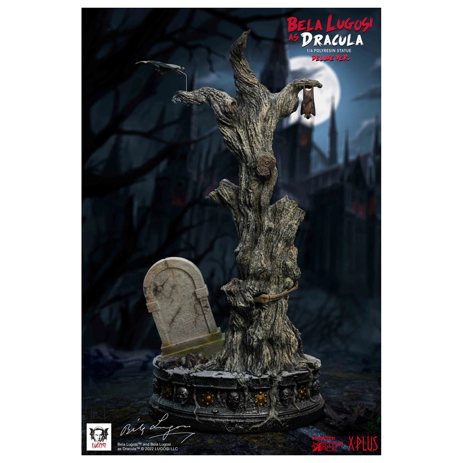 Dracula (1931) Nádherná zberateľská socha v mierke 1/4, Bela Lugosi ako Dracula Deluxe verzia 60 cm produktová fotografia