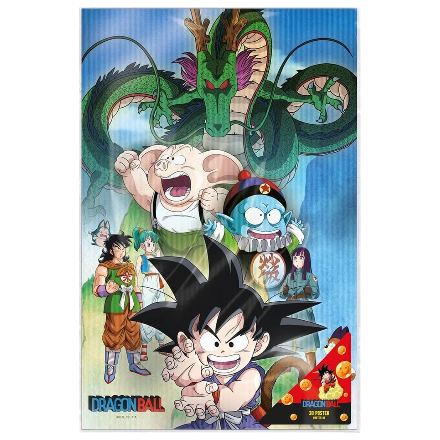 Dragon Ball 3D plagát Shenron & Heroes 38 x 58 cm produktová fotografia