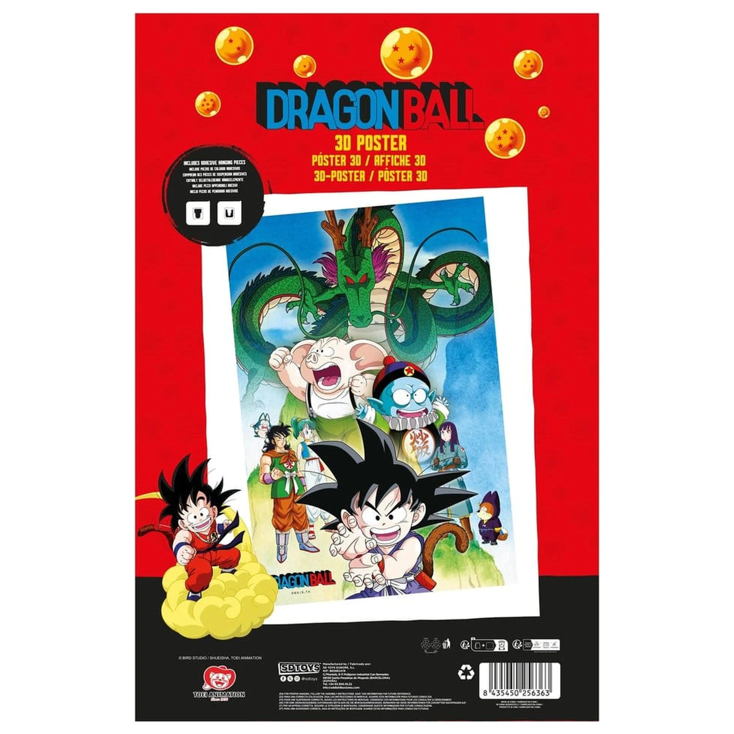 Dragon Ball 3D plagát Shenron & Heroes 38 x 58 cm produktová fotografia