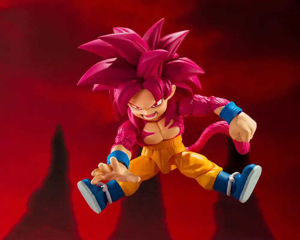 Dragon Ball Daima S.H.Figuarts Akčná Figúrka Super Saiyan 4 Son Goku (mini) 8 cm produktová fotografia