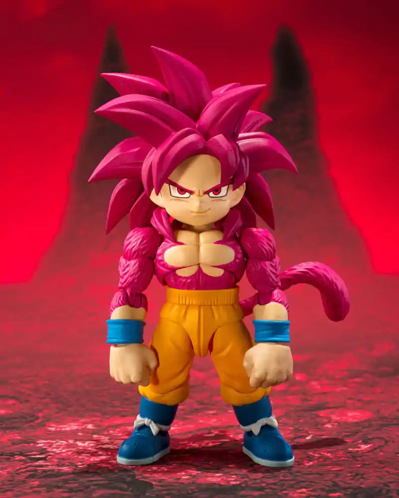 Dragon Ball Daima S.H.Figuarts Akčná Figúrka Super Saiyan 4 Son Goku (mini) 8 cm produktová fotografia