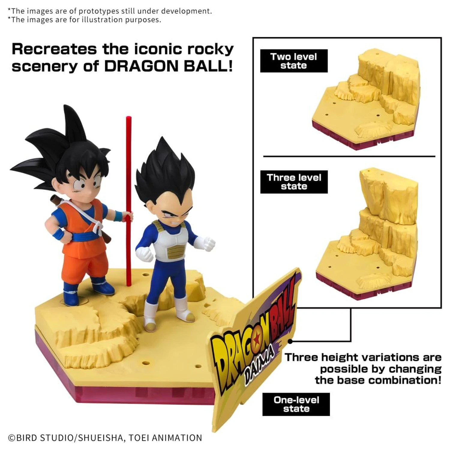 Dragon Ball Daima Son Goku (Mini) & Vegeta (Mini) Model Kit produktová fotografia