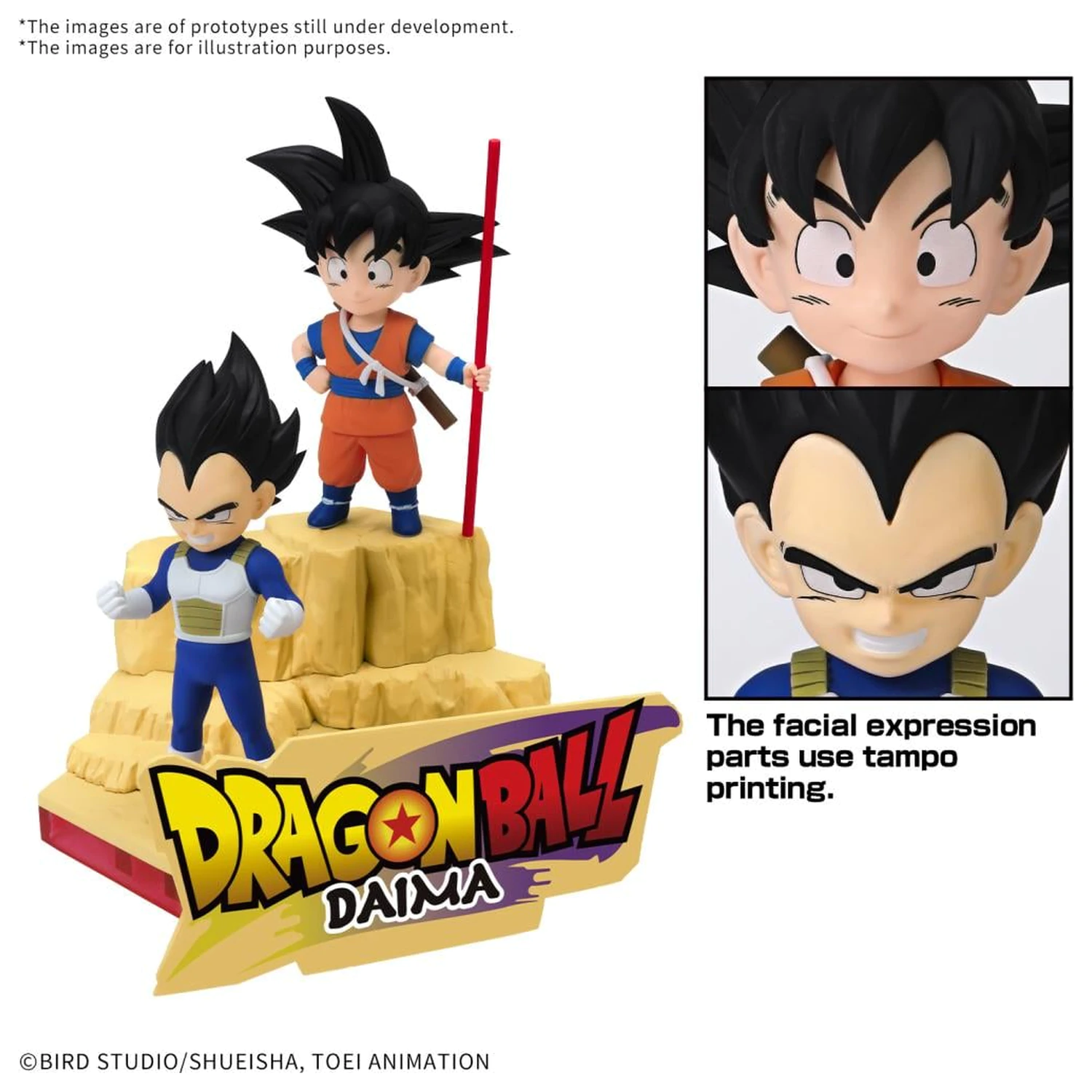Dragon Ball Daima Son Goku (Mini) & Vegeta (Mini) Model Kit produktová fotografia