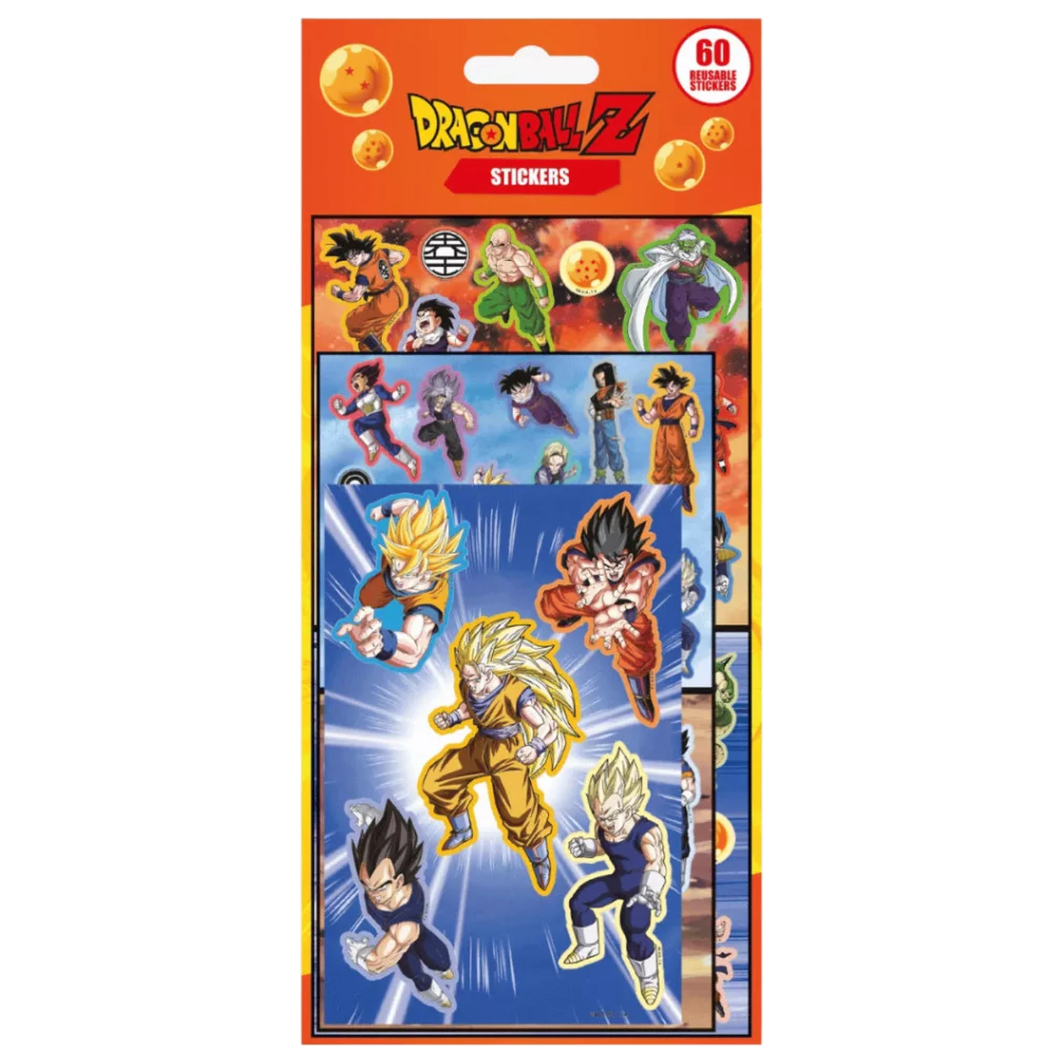 Dragon Ball Super Force 60-dielna súprava nálepiek produktová fotografia