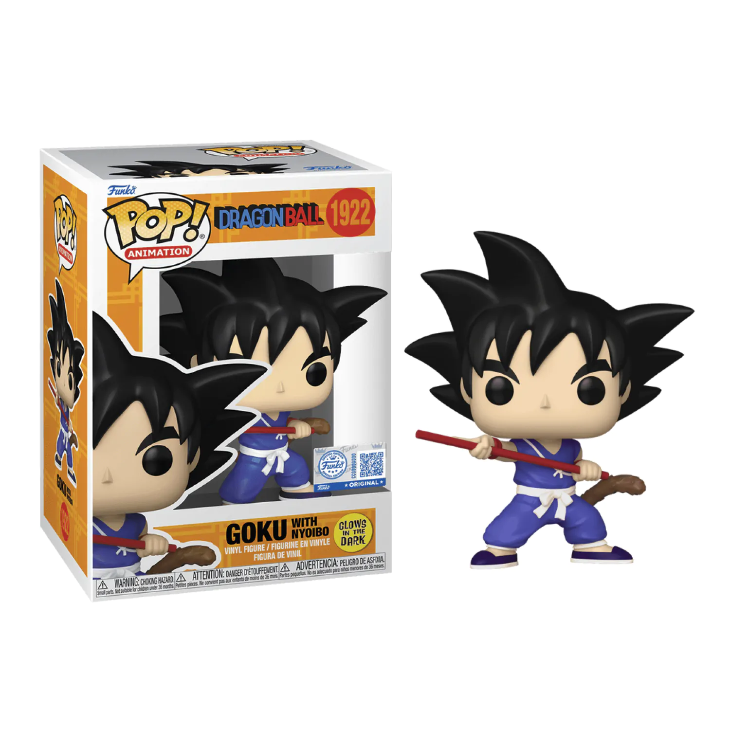 Dragon Ball Funko POP! figúrka Goku With Nyoibo (GW) 9 cm produktová fotografia