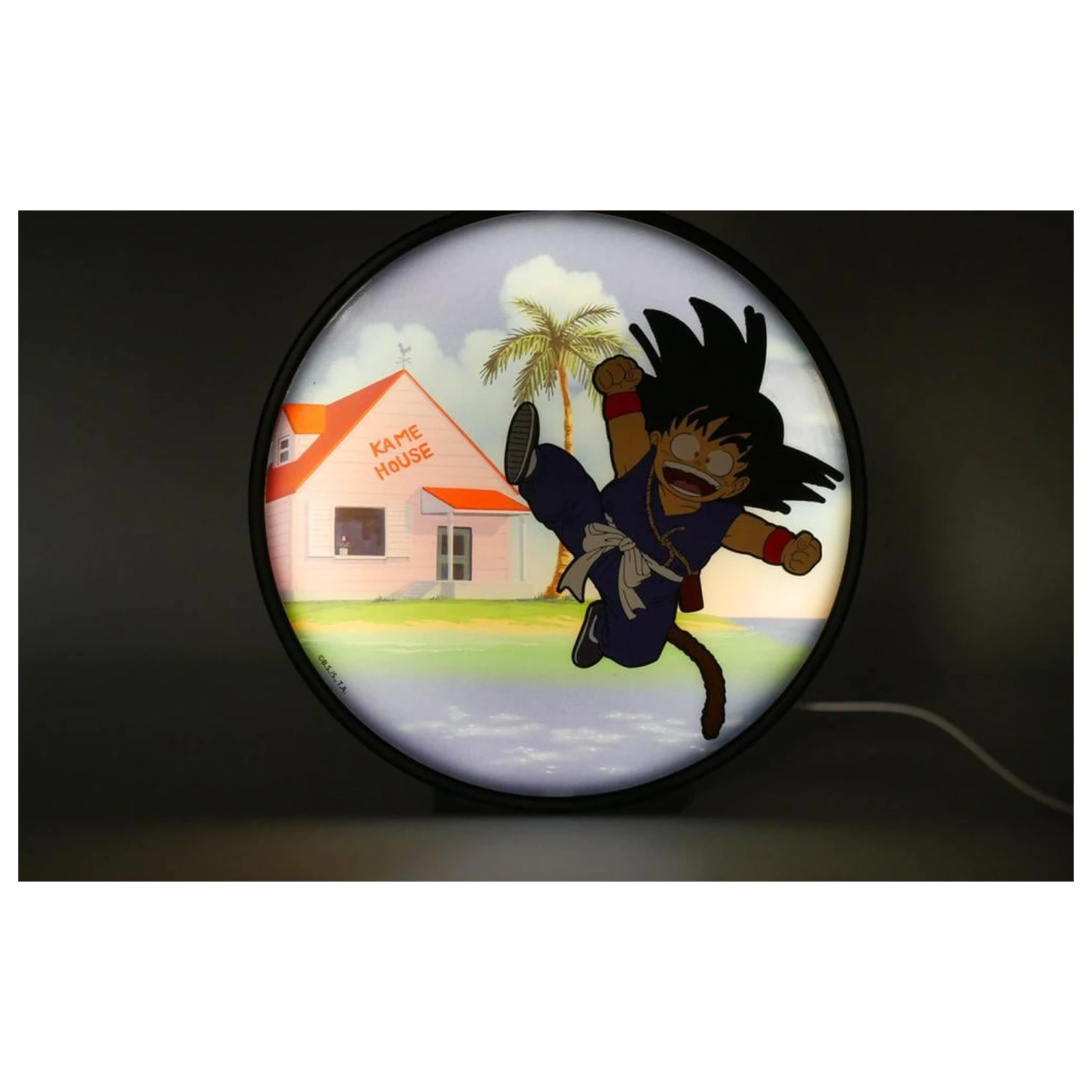 Dragon Ball Goku Kame House Svietiaca lampa produktová fotografia