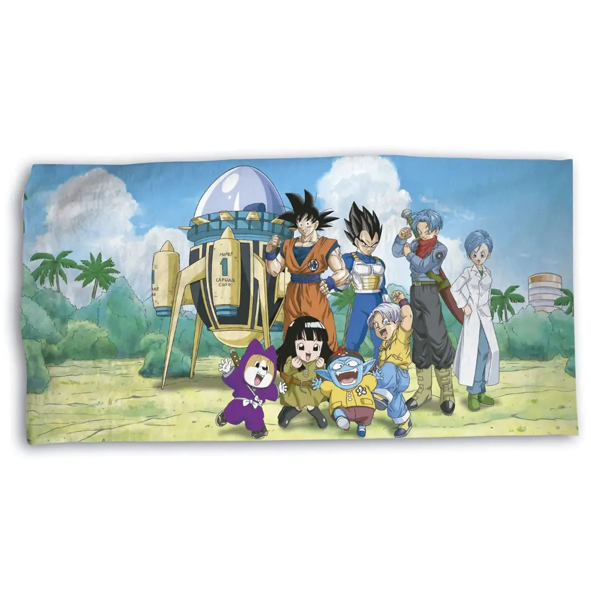 Dragon Ball Bavlnený plážový uterák produktová fotografia