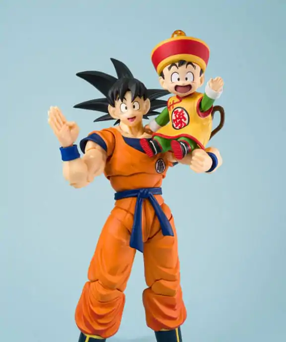 Dragon Ball S.H.Figuarts akčná figúrka Son Goku & Son Gohan Kid & Kintoun 14 cm & 6 cm produktová fotografia