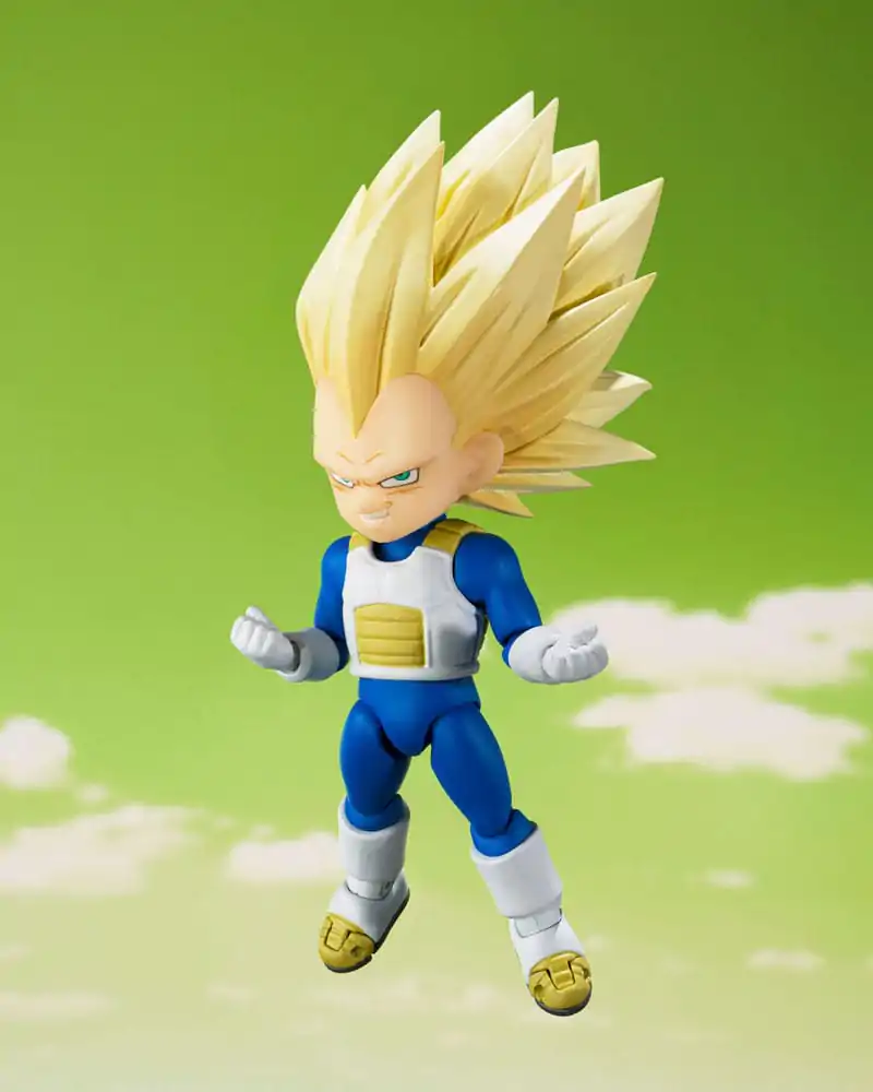 Dragon Ball S.H.Figuarts Akčná Figúrka Super Saiyan Level 3 Vegeta (mini) Daima 8 cm produktová fotografia