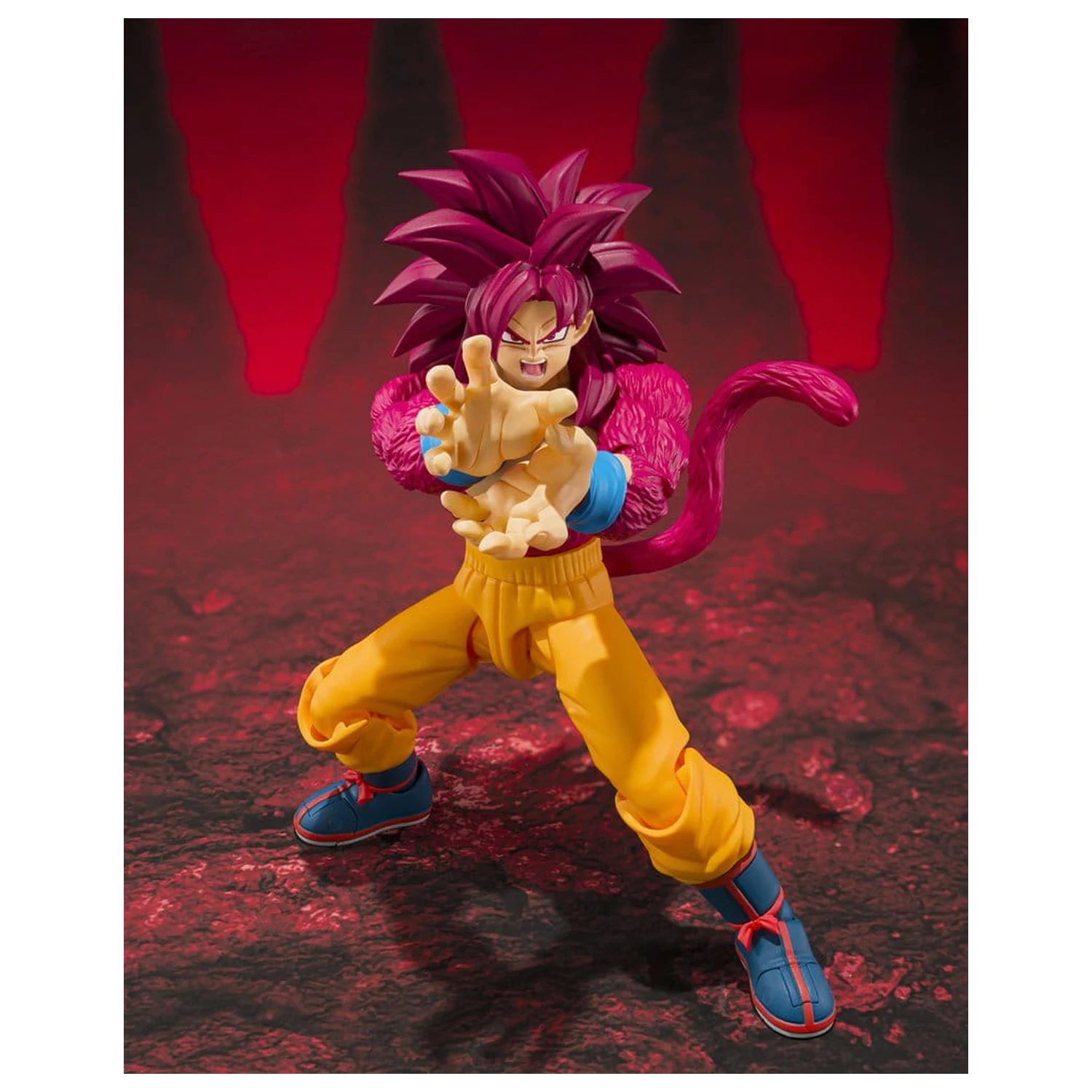 Dragon Ball S.H. Figuarts akčná figúrka Super Saiyan 4 Son Goku -Daima- 15 cm produktová fotografia
