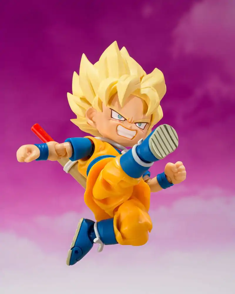 Dragon Ball S.H.Figuarts Akčná Figúrka Super Saiyan Son Goku (mini) Daima 8 cm produktová fotografia