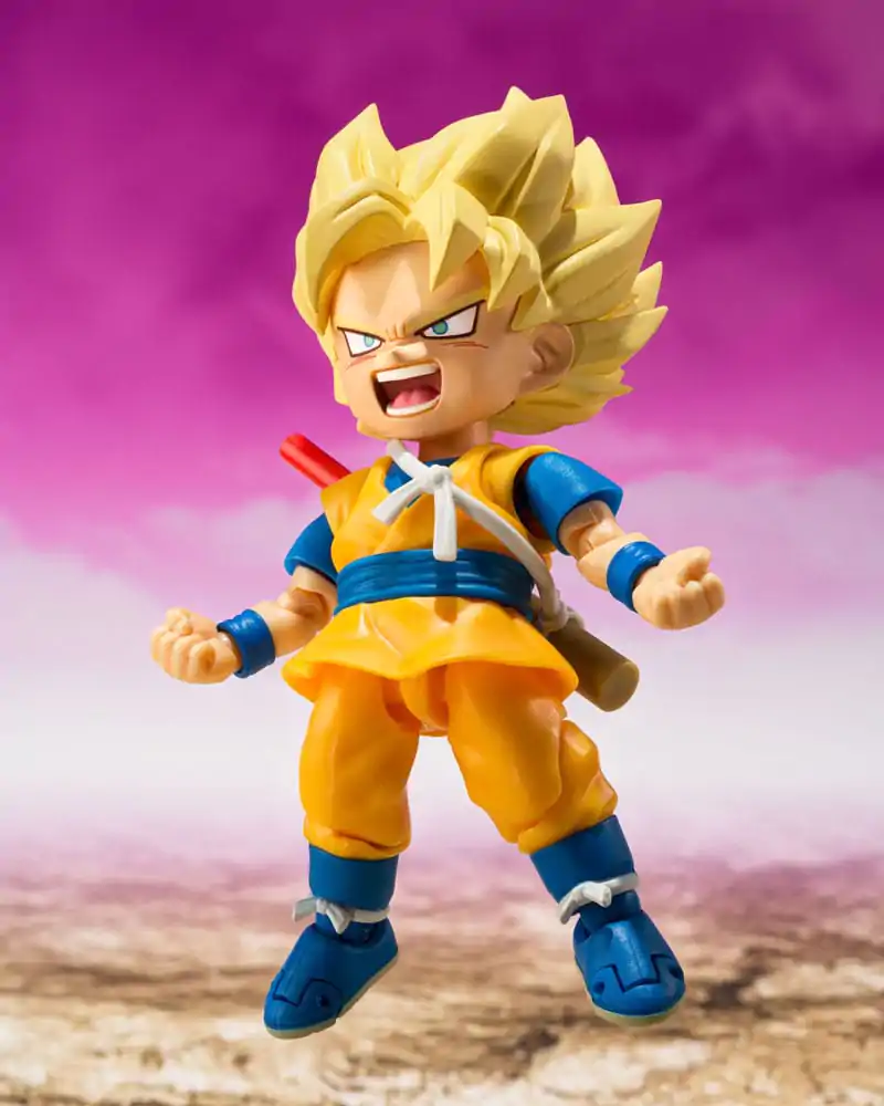 Dragon Ball S.H.Figuarts Akčná Figúrka Super Saiyan Son Goku (mini) Daima 8 cm produktová fotografia