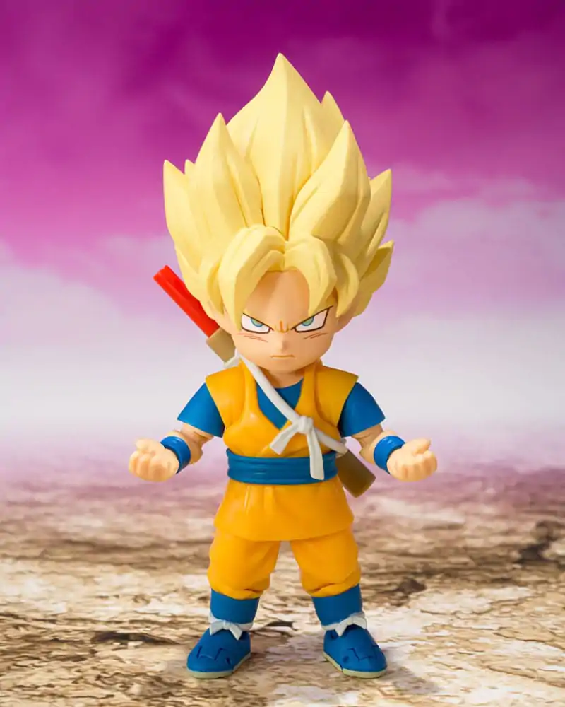 Dragon Ball S.H.Figuarts Akčná Figúrka Super Saiyan Son Goku (mini) Daima 8 cm produktová fotografia