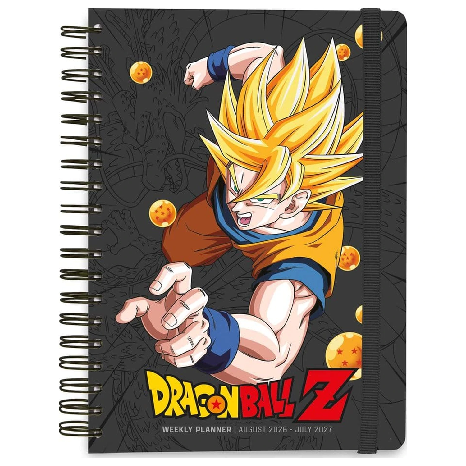 Dragon Ball Školský denník týždenný plánovač 2026/2027 A5 produktová fotografia