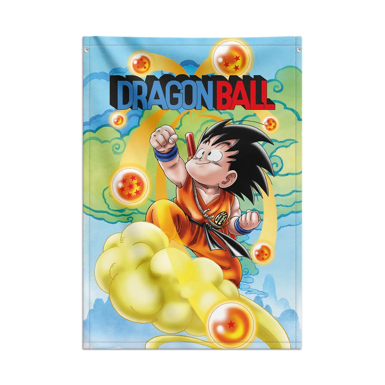 Dragon Ball Son Goku látkový plagát produktová fotografia