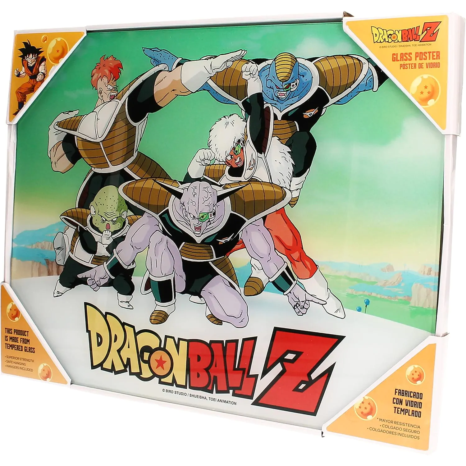 Dragon Ball Special Forces sklenený plagát produktová fotografia