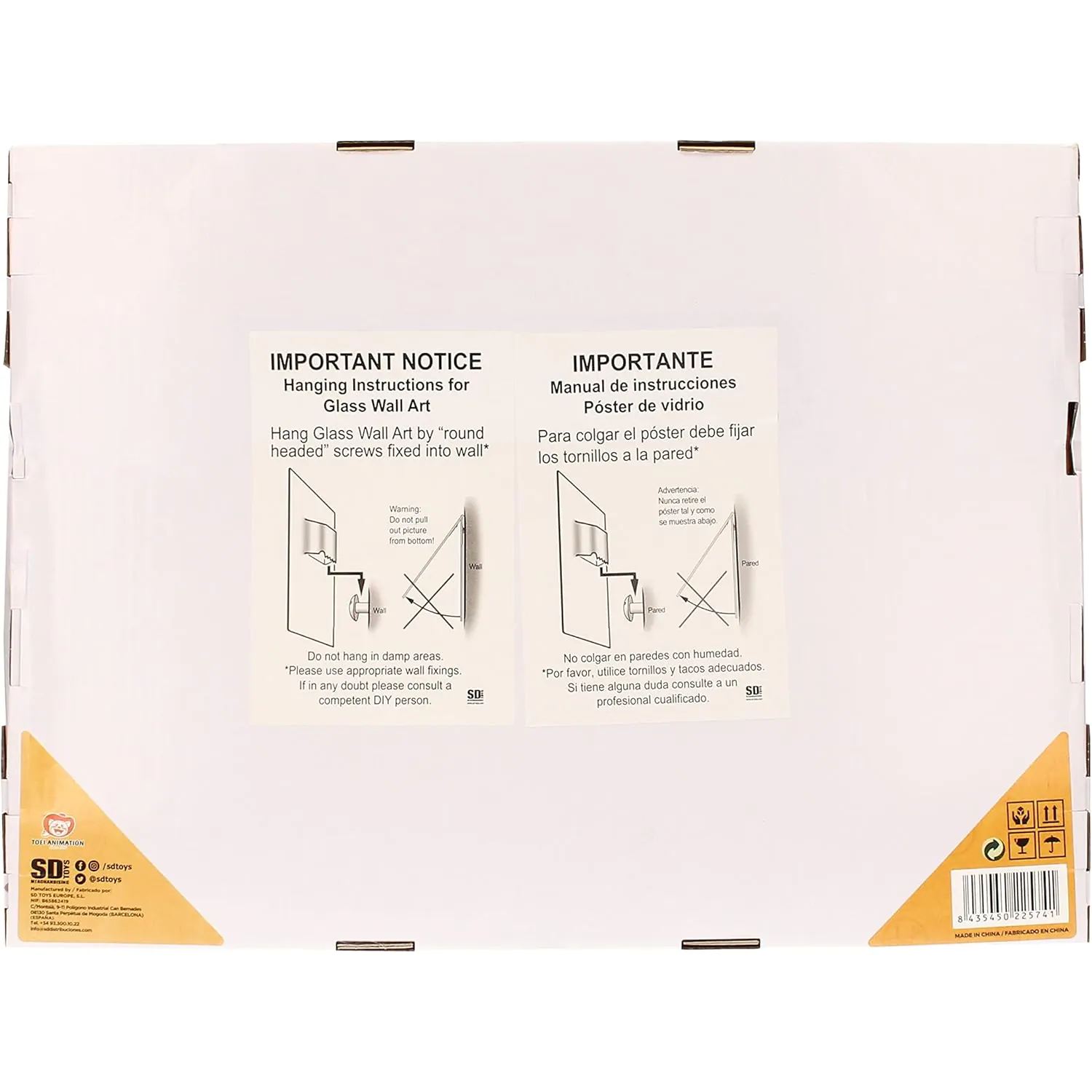 Dragon Ball Special Forces sklenený plagát produktová fotografia