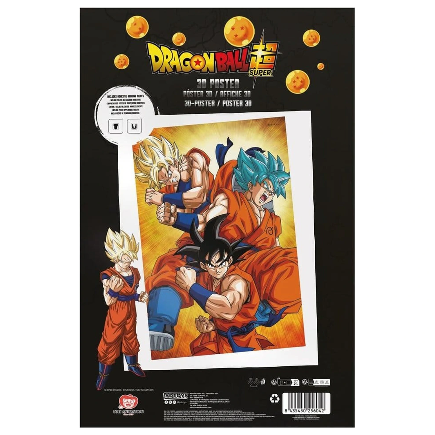 Dragon Ball Super 3D plagát Champa Goku 38 x 58 cm produktová fotografia