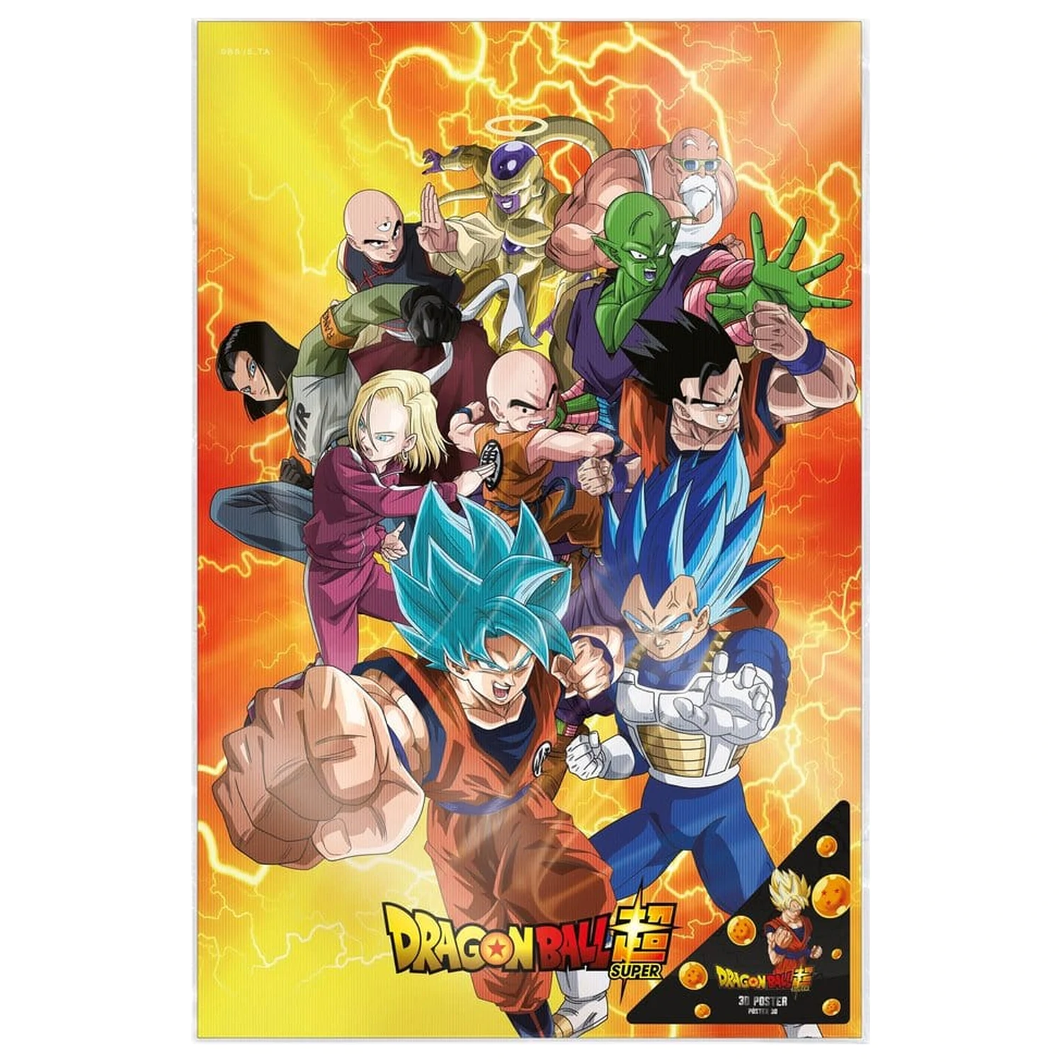 Dragon Ball Super 3D Poster Survival Heroes 38 x 58 cm produktová fotografia