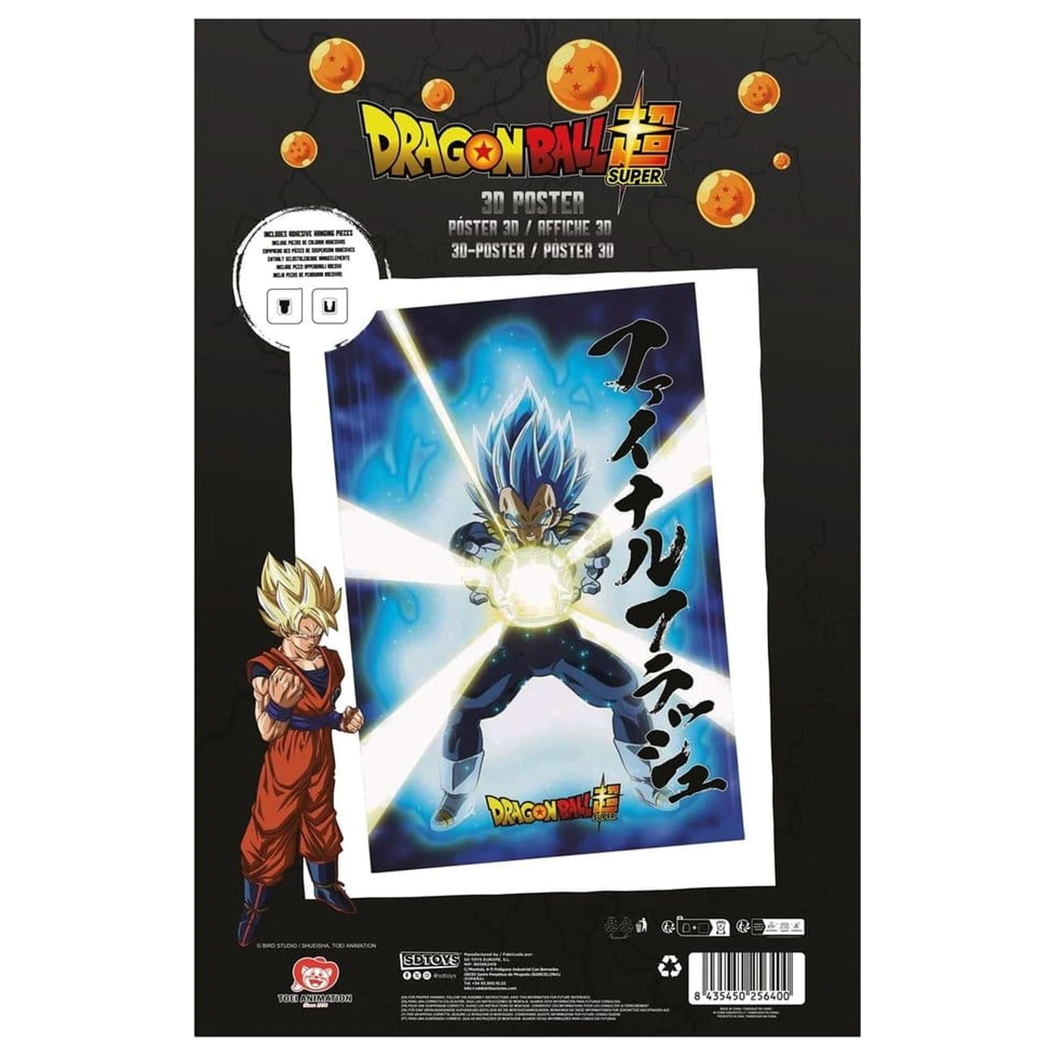 Dragon Ball Super 3D Poster Survival Vegeta 38 x 58 cm produktová fotografia