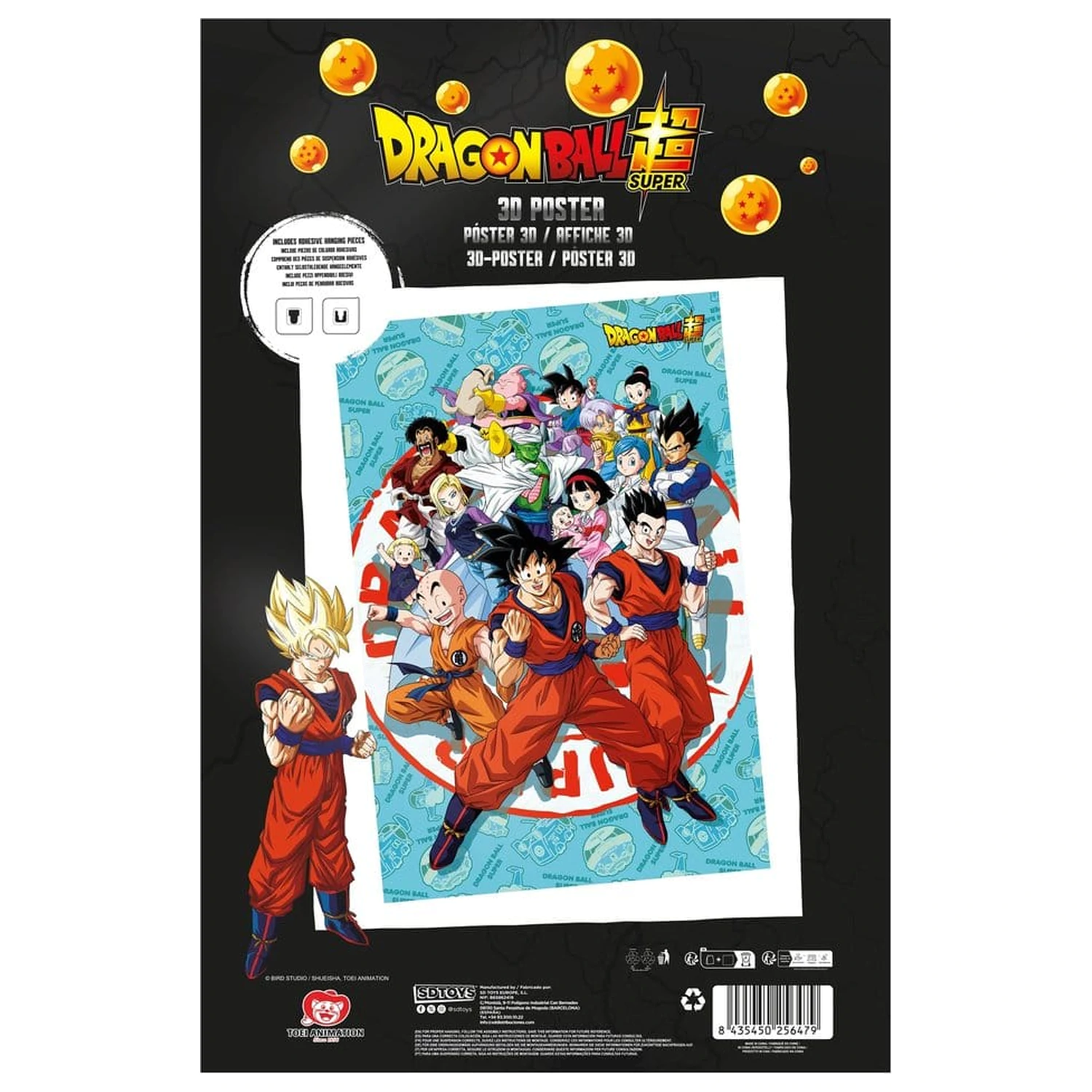 Dragon Ball Super 3D plagát Universe Survival 38 x 58 cm produktová fotografia