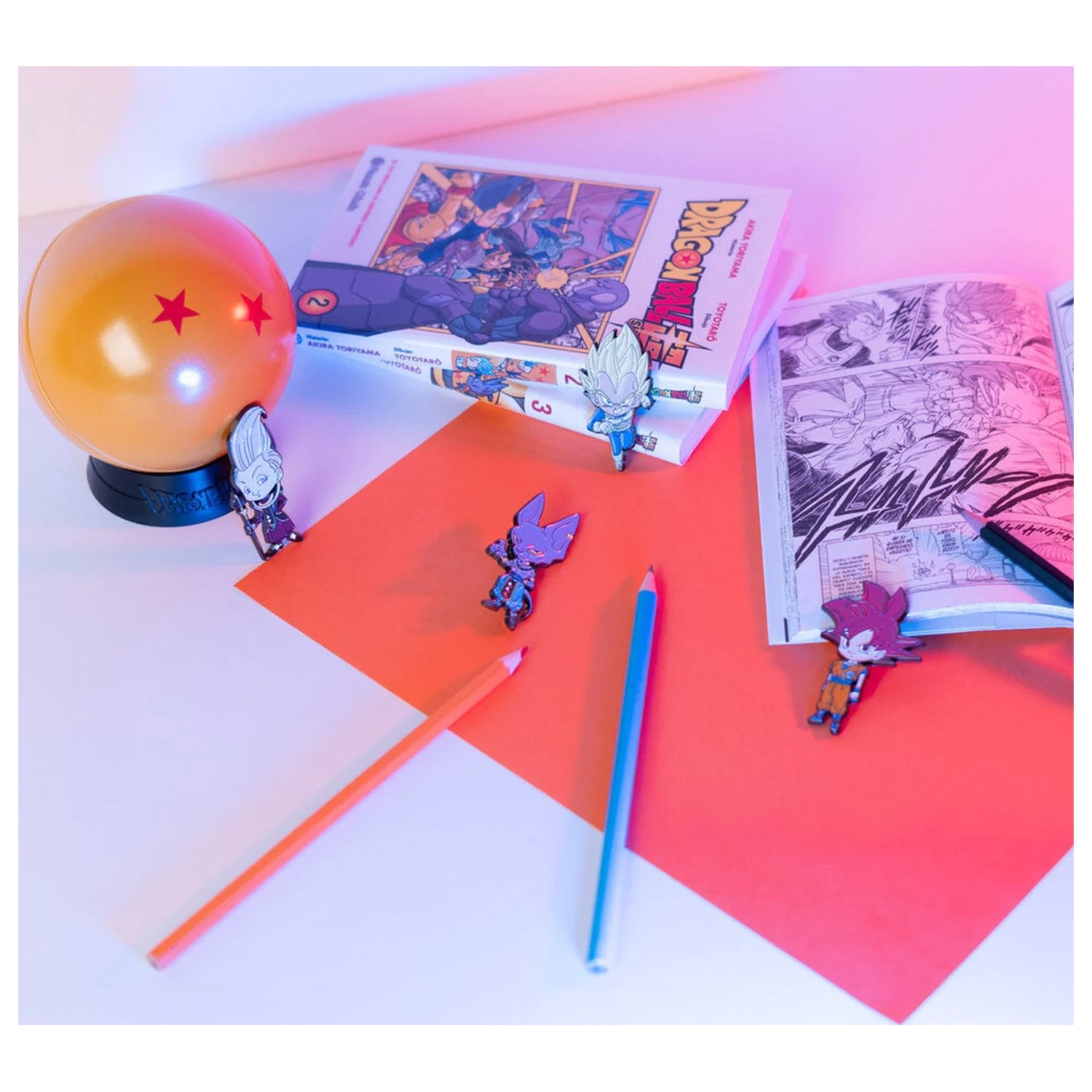 Dragon Ball Super set 4 odznakov produktová fotografia