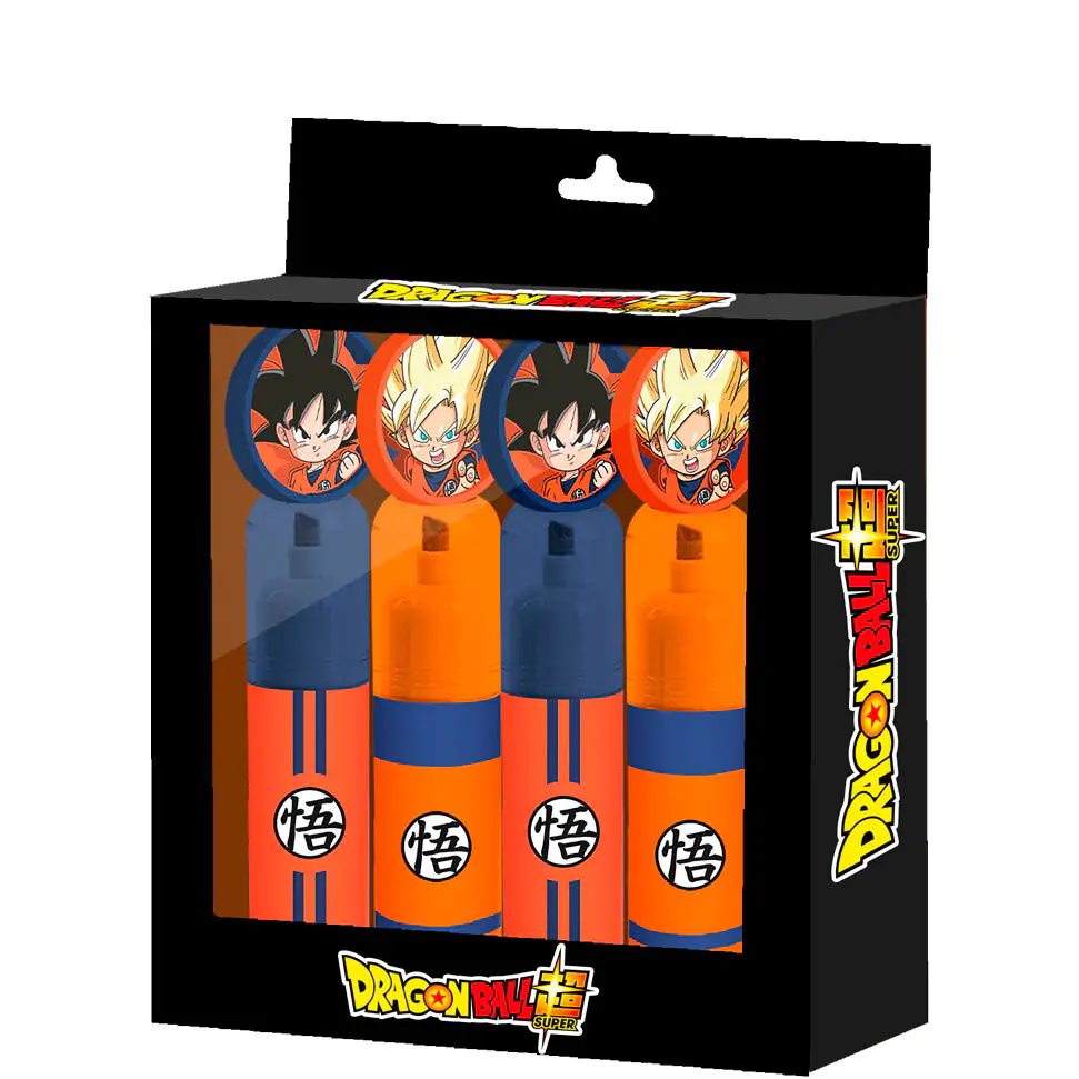 Dragon Ball Super balenie 4 zvýrazňovače produktová fotografia
