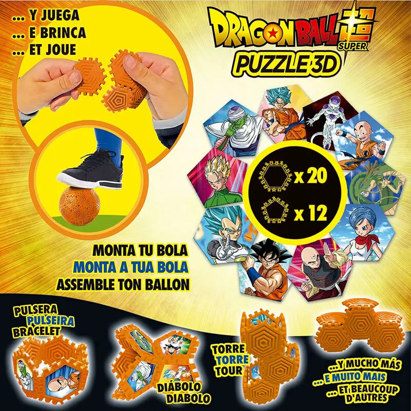 Dragon Ball Super Ball 3D puzzle 32ks produktová fotografia