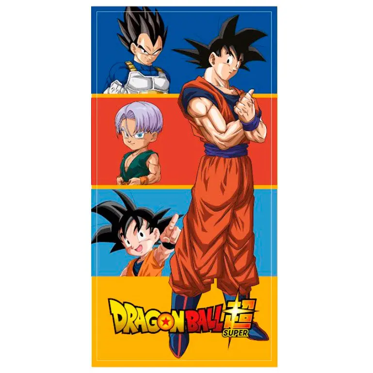 Dragon Ball Super mikrovláknová plážová osuška produktová fotografia