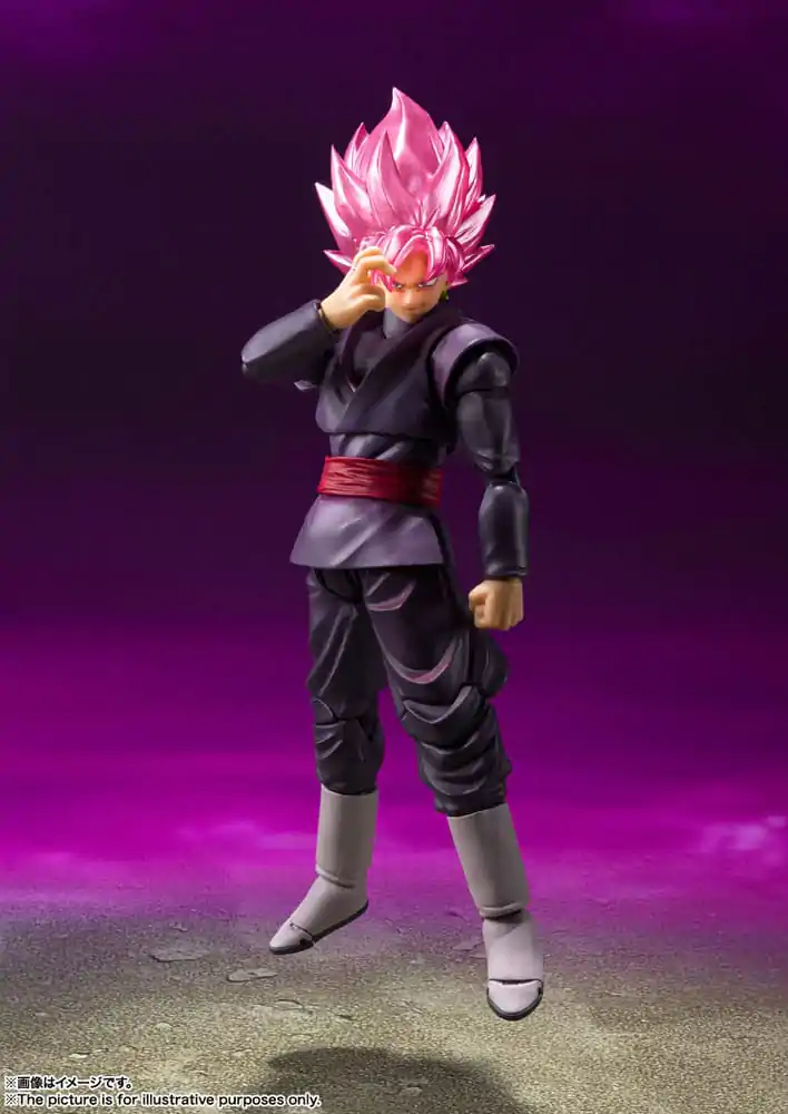 Dragon Ball Super S.H. Figuarts akčná figúrka Goku Black - Super Saiyan Rose Reissue 14 cm produktová fotografia