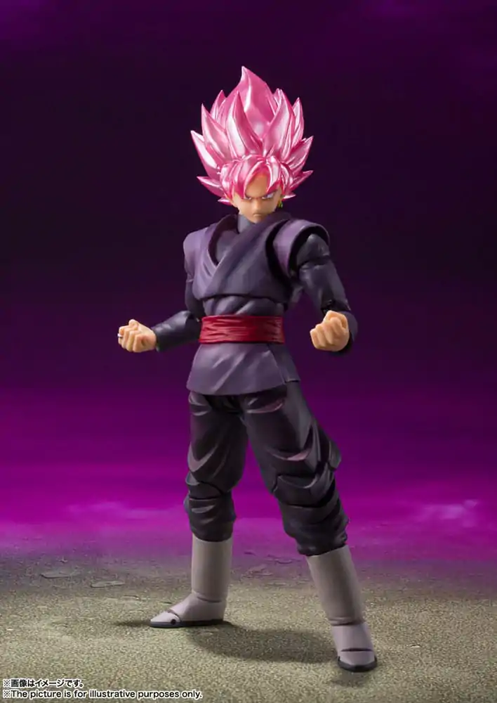 Dragon Ball Super S.H. Figuarts akčná figúrka Goku Black - Super Saiyan Rose Reissue 14 cm produktová fotografia