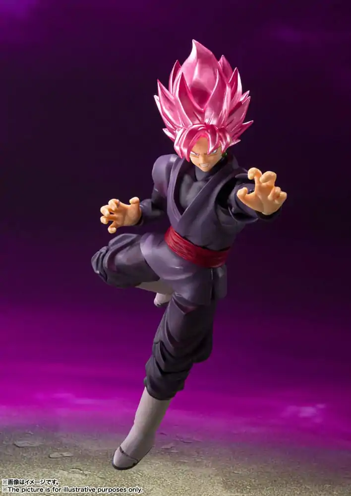 Dragon Ball Super S.H. Figuarts akčná figúrka Goku Black - Super Saiyan Rose Reissue 14 cm produktová fotografia