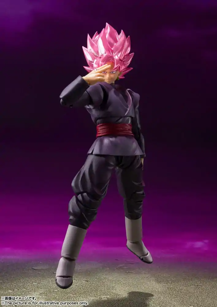 Dragon Ball Super S.H. Figuarts akčná figúrka Goku Black - Super Saiyan Rose Reissue 14 cm produktová fotografia