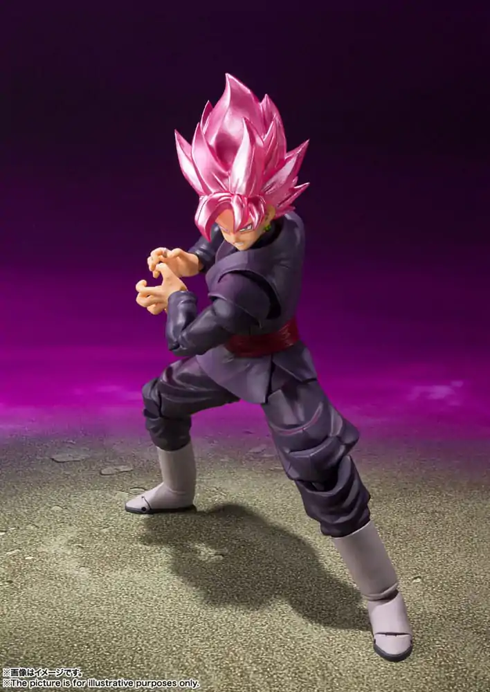 Dragon Ball Super S.H. Figuarts akčná figúrka Goku Black - Super Saiyan Rose Reissue 14 cm produktová fotografia