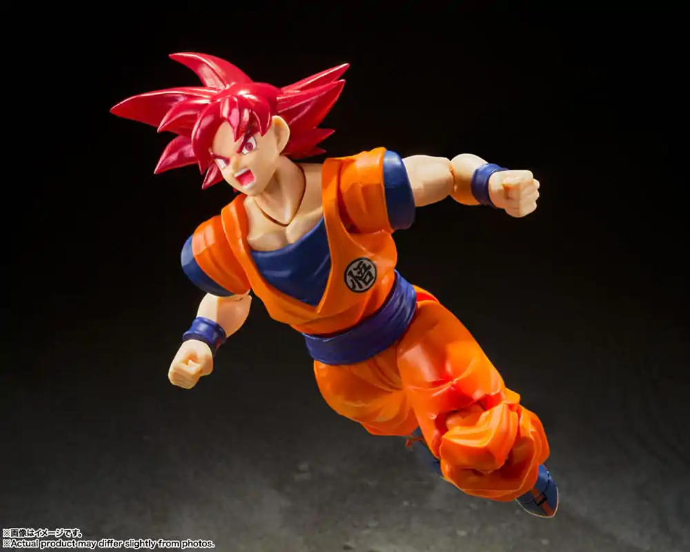 Figúrka Dragon Ball Super S.H. Figuarts Super Saiyan God Son Goku 14 cm termékfotó