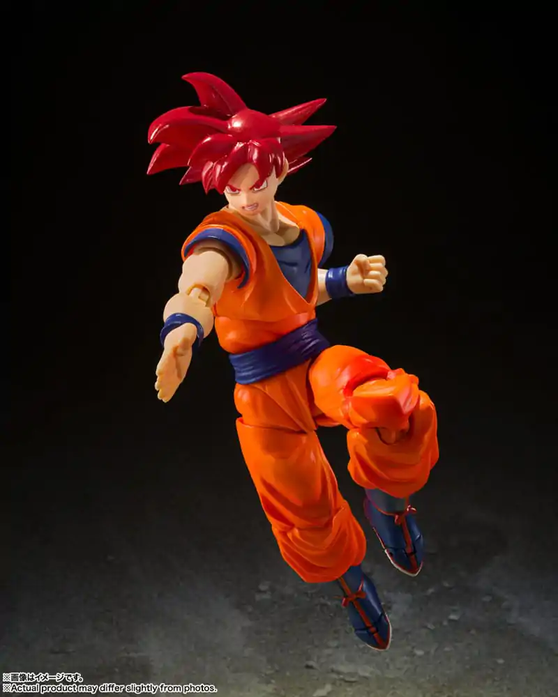 Figúrka Dragon Ball Super S.H. Figuarts Super Saiyan God Son Goku 14 cm termékfotó