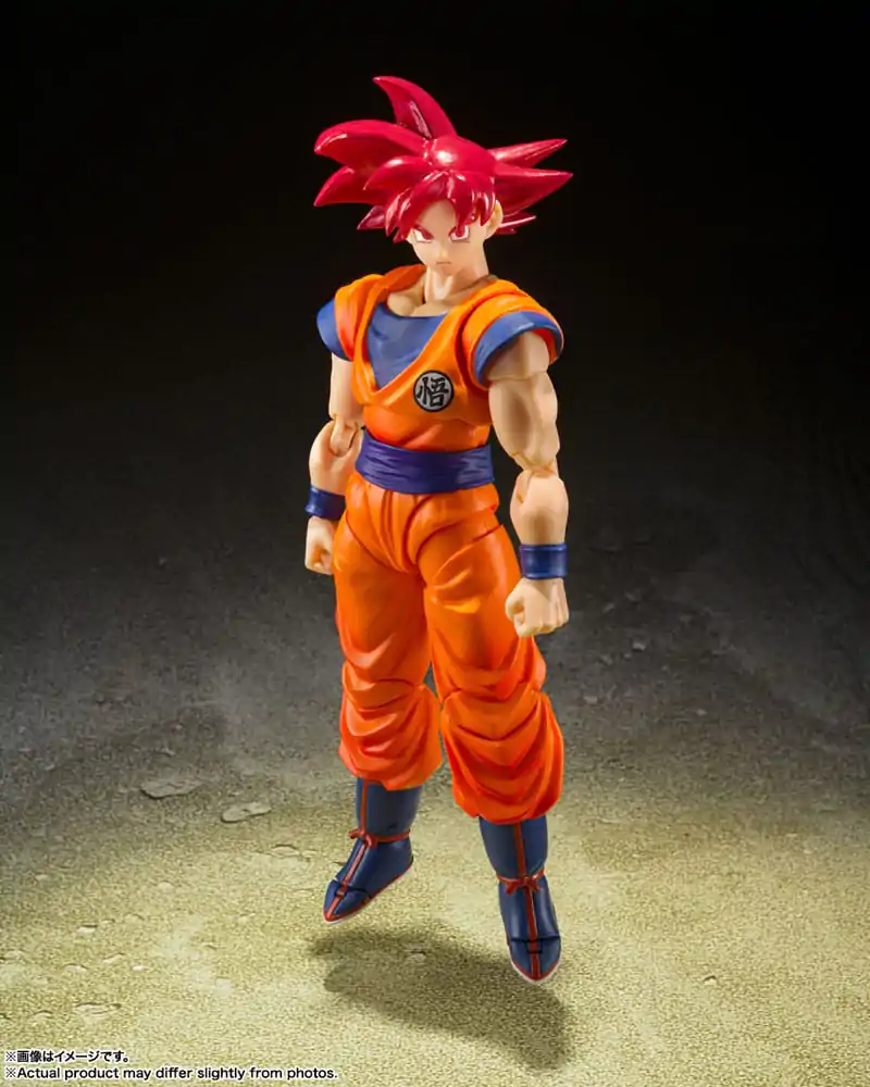 Figúrka Dragon Ball Super S.H. Figuarts Super Saiyan God Son Goku 14 cm termékfotó