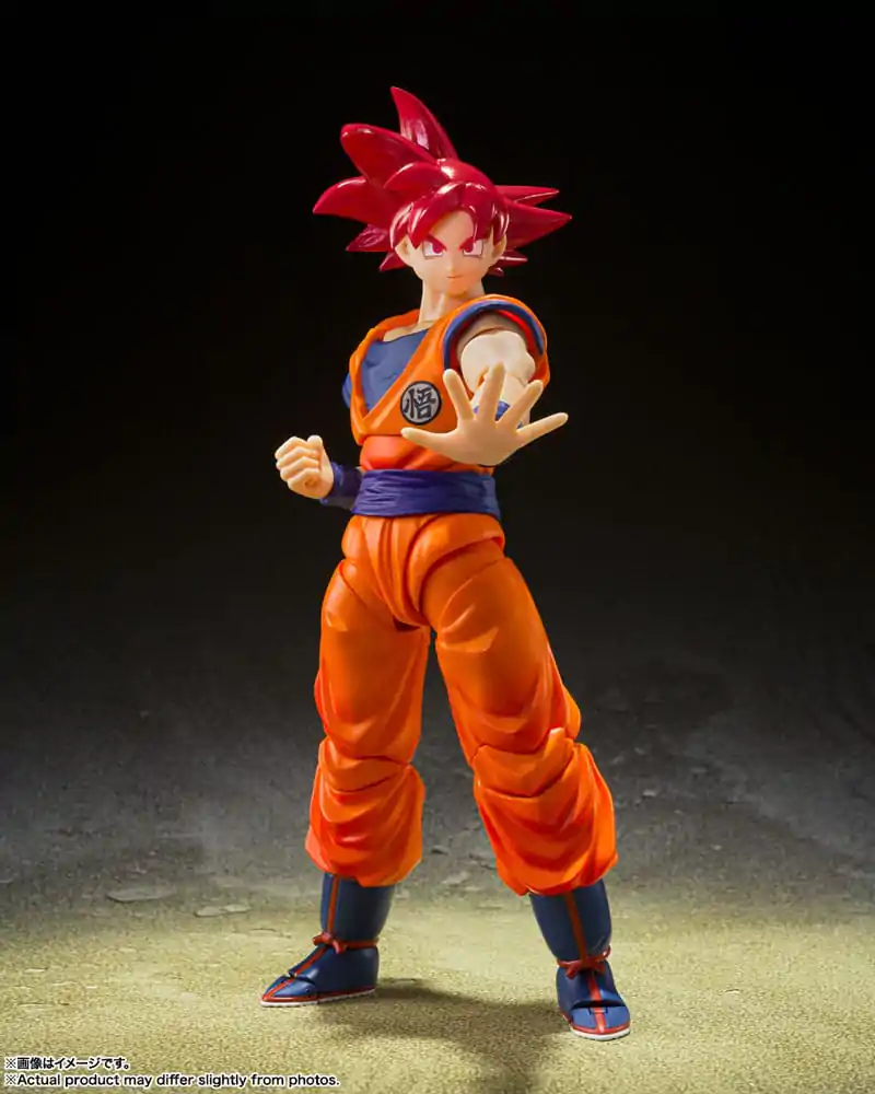 Figúrka Dragon Ball Super S.H. Figuarts Super Saiyan God Son Goku 14 cm termékfotó