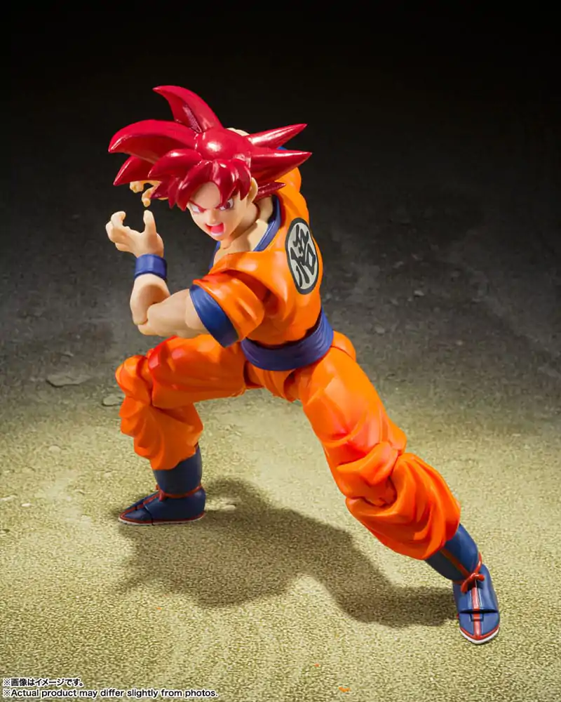 Figúrka Dragon Ball Super S.H. Figuarts Super Saiyan God Son Goku 14 cm termékfotó