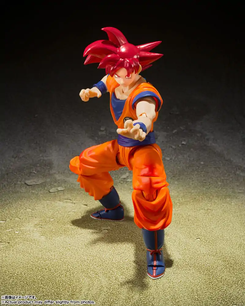 Figúrka Dragon Ball Super S.H. Figuarts Super Saiyan God Son Goku 14 cm termékfotó