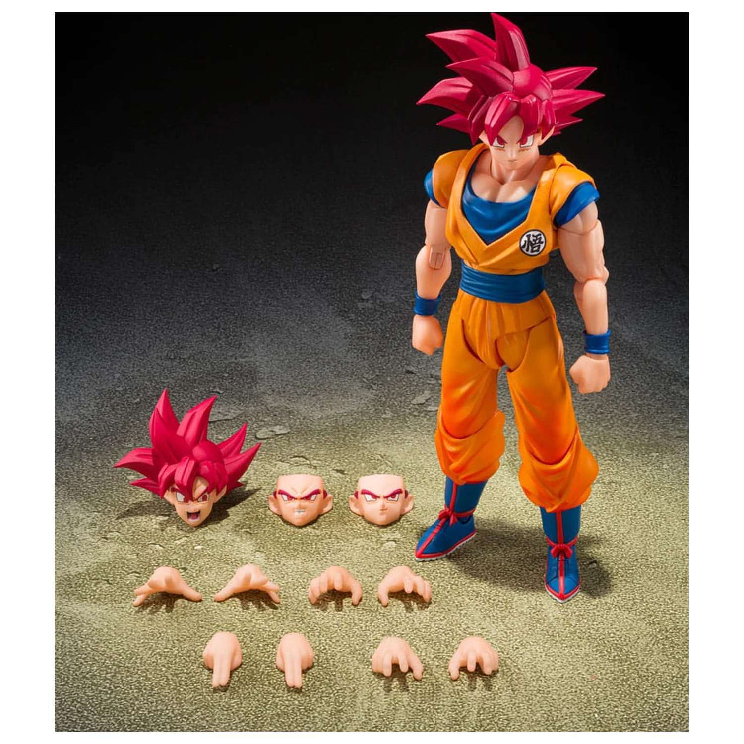 Dragon Ball Super S.H.Figuarts akčná figúrka Super Saiyan God Son Guko (God Aura) 15 cm produktová fotografia