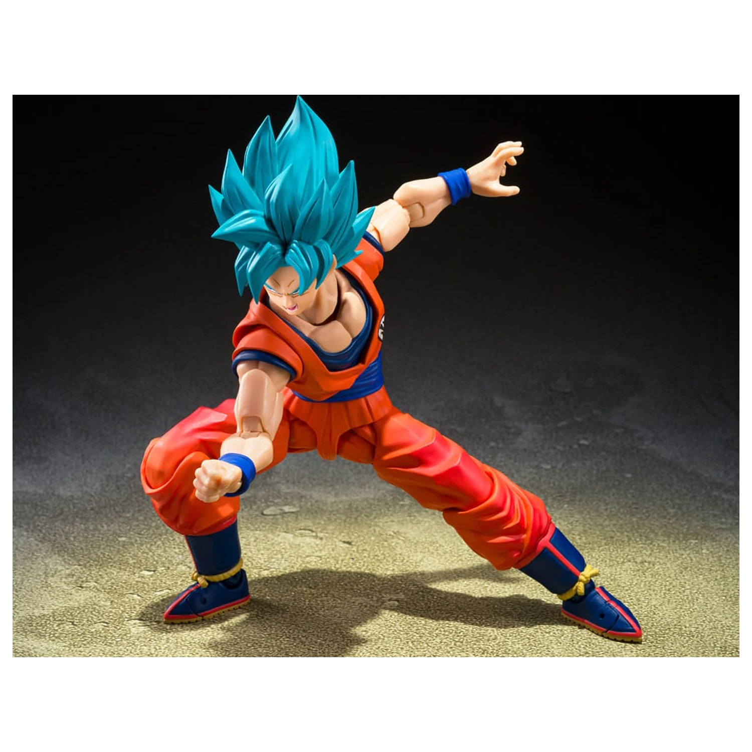 Dragon Ball Super S.H.Figuarts akčná figúrka Super Saiyan God Super Son Guko (Blue power transcending Limits) 15 cm produktová fotografia