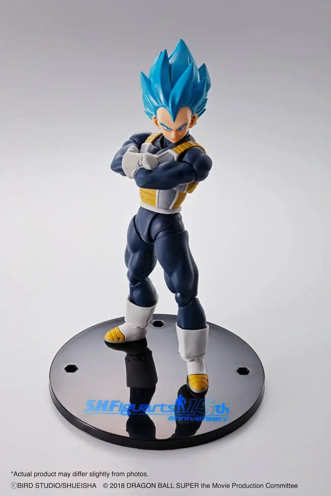 Dragon Ball Super S.H. Figuarts Akčná figúrka Vegeta Super Saiyan Blue (verzia k 15. výročiu) 14 cm termékfotó