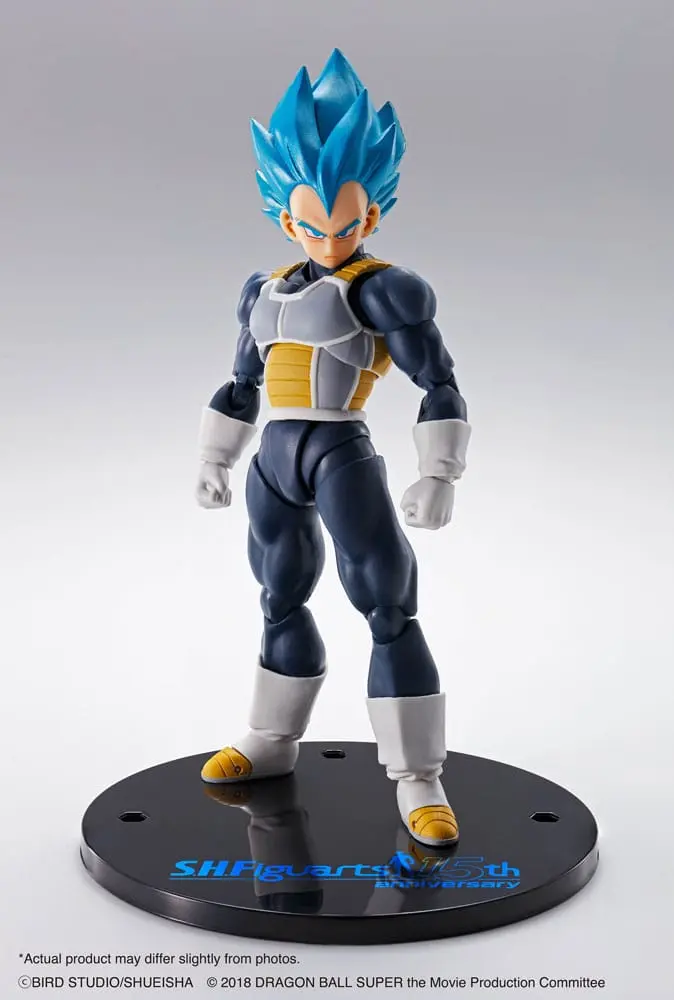 Dragon Ball Super S.H. Figuarts Akčná figúrka Vegeta Super Saiyan Blue (verzia k 15. výročiu) 14 cm termékfotó