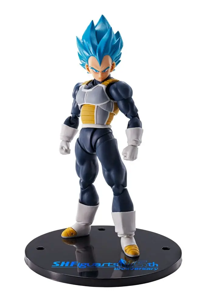 Dragon Ball Super S.H. Figuarts Akčná figúrka Vegeta Super Saiyan Blue (verzia k 15. výročiu) 14 cm termékfotó