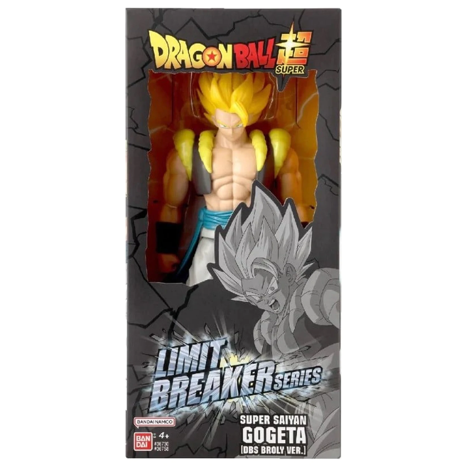 Dragon Ball Super Saiyan Gogeta Giant Figure Limit Breaker 30 cm produktová fotografia