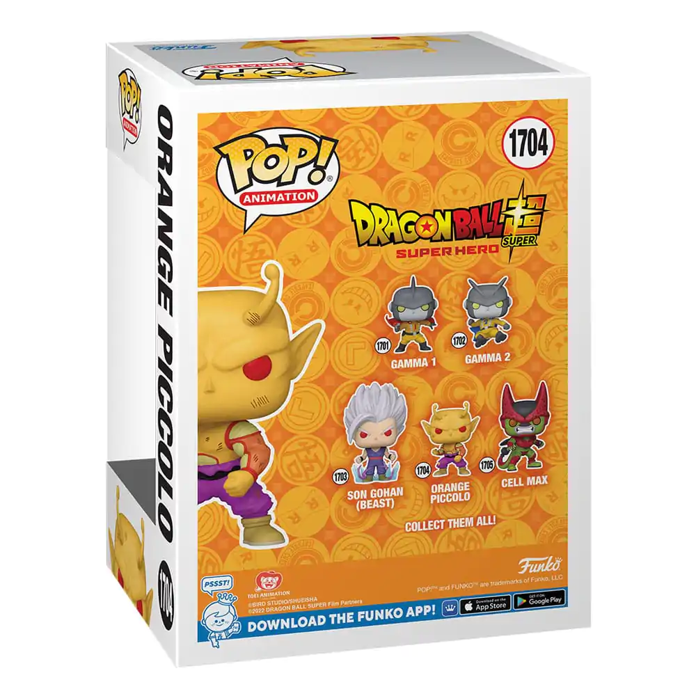 Dragon Ball Super: Super Hero Funko POP! Animation vinylová figúrka Orange Piccolo 9 cm termékfotó