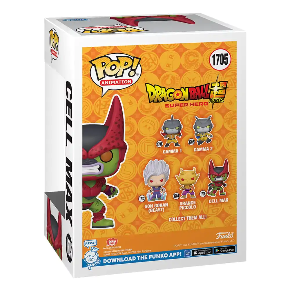 Dragon Ball Super: Super Hero Funko POP! Vinyl figúrka Cell Max 9 cm termékfotó