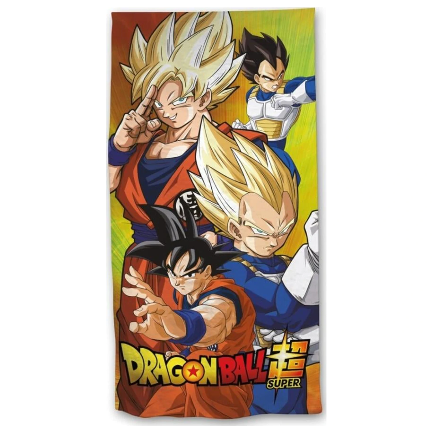 Dragon Ball Super Super Saiyan Plážová osuška produktová fotografia