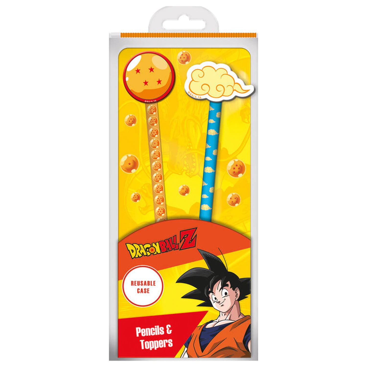 Dragon Ball Z set 2 ceruziek s topperom produktová fotografia